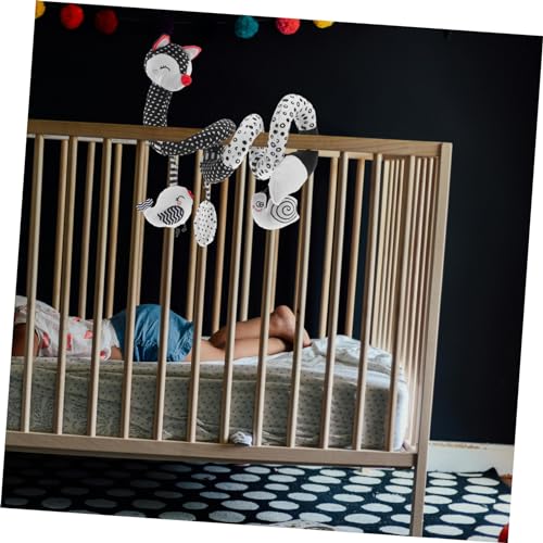 VANZACK Spiralförmiges Plüschspielzeug mit Fuchs Vielseitiges und Hängespielzeug für Junge Mädchen Leichtes Stoffmaterial für Kinderwagen Babyschale und Kinderbett Geschenkidee für von VANZACK