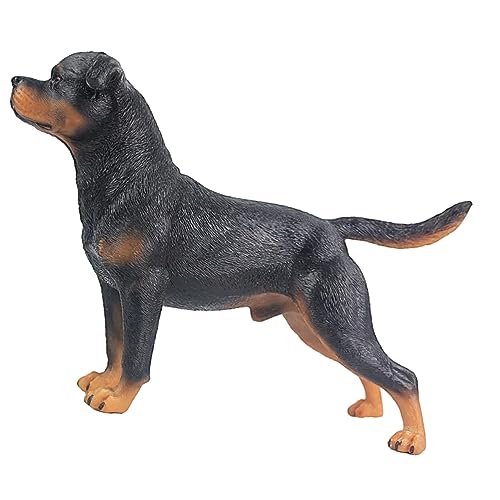 VANZACK Stehende Rottweiler Figur Aus Kunststoff Realistisches Hundemodell Für Schreibtischdekoration Hundedekoration Für Sammler VANZACK Stehende Rottweiler Figur Aus Kunststoff Realistisches Hundemodell Für Schreibtischdekoration Hundedekoration Für Sammler von VANZACK