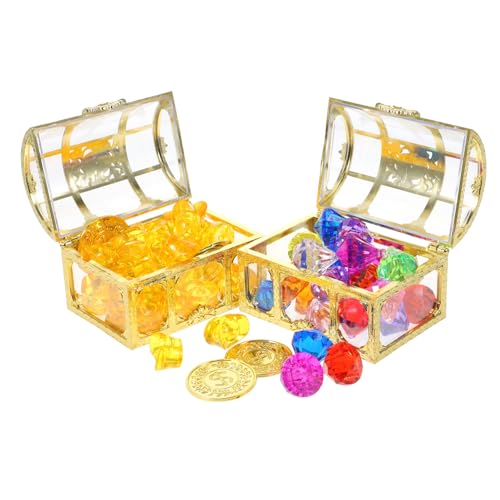 VANZACK Tauchen Poolspielzeug Set mit Bunten Acryl Edelsteinen und Piratenschatztruhe Teiliges Wasserspielzeug für Schatzsuche Poolparty und Schwimmbadspiel für Kleinkinder Jahre VANZACK Tauchen Poolspielzeug Set mit Bunten Acryl Edelsteinen und Piratenschatztruhe Teiliges Wasserspielzeug für Schatzsuche Poolparty und Schwimmbadspiel für Kleinkinder Jahre von VANZACK