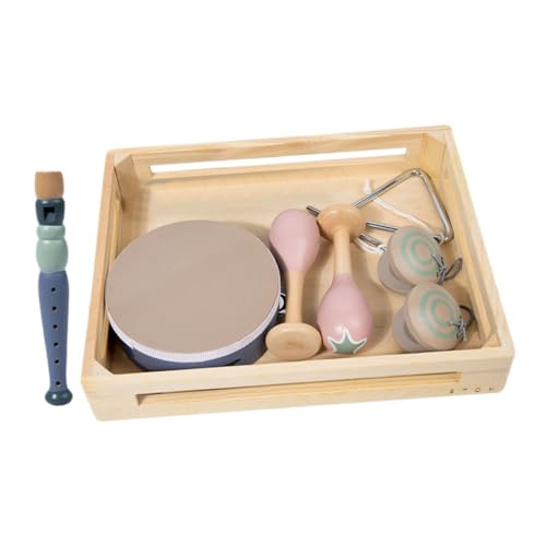 VANZACK Teiliges Holz Orff Schlaginstrument für Sicheres Musikinstrument Pädagogisches Percussion Instrument Fördert Sensorische Entwicklung und Kognitive Fähigkeiten für Kindergarten und von VANZACK