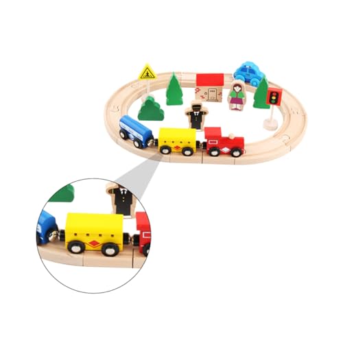 VANZACK Teiliges Holz Zugspielzeug Set aus Buchenholz Wandelbare Eisenbahn mit Puzzlefunktion Fördert Feinmotorik und Denkvermögen für Pädagogisches für Eltern Junge Mädchen Aktivitäten VANZACK Teiliges Holz Zugspielzeug Set aus Buchenholz Wandelbare Eisenbahn mit Puzzlefunktion Fördert Feinmotorik und Denkvermögen für Pädagogisches für Eltern Junge Mädchen Aktivitäten von VANZACK