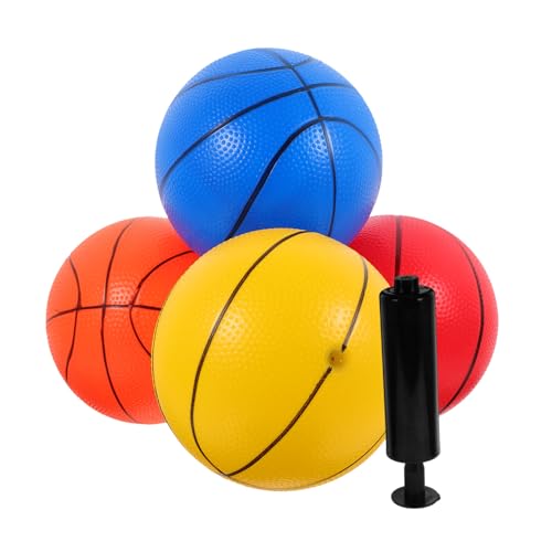 VANZACK Teiliges Mini Basketball Spielset Bouncy Ball aus Leichtem PVC mit Pumpe Bunter Indoor Playground Ball Weicher Langlebiger Sprungball für Spaß und Freizeit VANZACK Teiliges Mini Basketball Spielset Bouncy Ball aus Leichtem PVC mit Pumpe Bunter Indoor Playground Ball Weicher Langlebiger Sprungball für Spaß und Freizeit von VANZACK