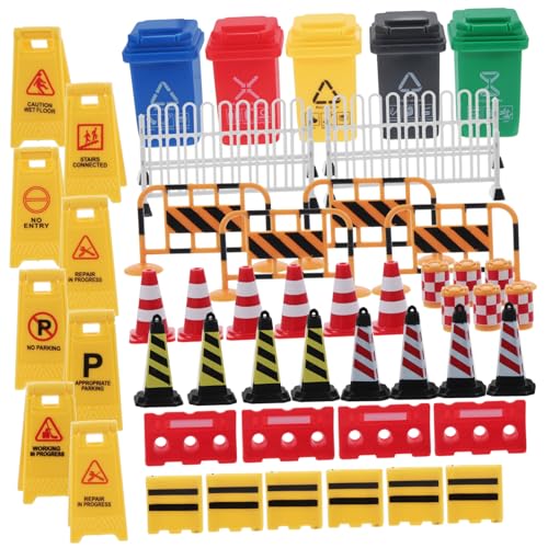 VANZACK Teiliges Mini Verkehrsschilder Spielset aus Robustem Kunststoff Pädagogisches Straßenschild und Absperrungs für Realistische Verkehrs Simulation zum Lernen Kindergarten und VANZACK Teiliges Mini Verkehrsschilder Spielset aus Robustem Kunststoff Pädagogisches Straßenschild und Absperrungs für Realistische Verkehrs Simulation zum Lernen Kindergarten und von VANZACK