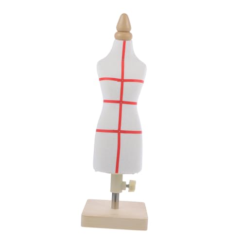 VANZACK Teiliges Puppenkleid schneiderpuppe aus Holz mit Rundem Sockel Glatter Oberfläche Stabiles Design für Vielseitige Kleidungspräsentation und Einfaches Tragen Modellständer für von VANZACK