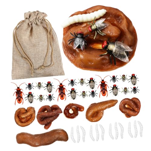 VANZACK Teiliges Realistisches Fake Poop mit Täuschenden Maden und Fliegen Langlebiges Scherzspielzeug für Aprilscherze Partys und Lustige Streiche für Freunde und Familie VANZACK Teiliges Realistisches Fake Poop mit Täuschenden Maden und Fliegen Langlebiges Scherzspielzeug für Aprilscherze Partys und Lustige Streiche für Freunde und Familie von VANZACK