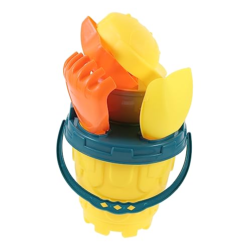 VANZACK Teiliges Strandspielzeug Sandspielzeug Eimer mit Cartoon Zug Bunte Outdoor Sandspielzeuge für Kleinkinder Sicher Glatte Oberfläche Fördert Kreativität und Spielspaß Am Strand von VANZACK