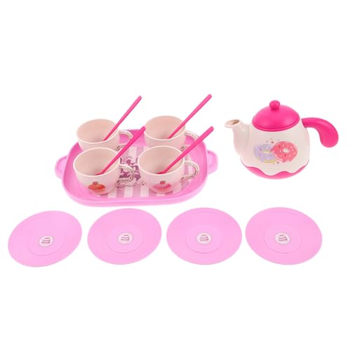VANZACK Teiliges Tee-Set aus Kunststoff Realistisches Pretend Play Küchen Teekannen-Set für Jungen und Mädchen Buntes Lernspielzeug Kreativität und Farbenwahrnehmung von VANZACK