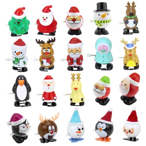 VANZACK Teiliges Weihnachtsaufziehspielzeug mit Weihnachtsmann Schneemann und REH Gemischte Figuren Lustiges Wind Up zur Weihnachtsdeko und Geschenkidee VANZACK Teiliges Weihnachtsaufziehspielzeug mit Weihnachtsmann Schneemann und REH Gemischte Figuren Lustiges Wind Up zur Weihnachtsdeko und Geschenkidee von VANZACK