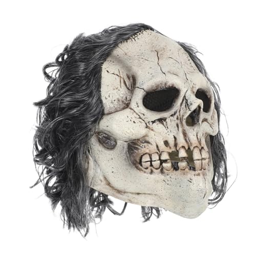 VANZACK Totenkopfmaske Totenkopf Cosplay Kopfbedeckung Skelettmaske Für Halloween Skelett Halloween Maske Dämonenmaske Party Requisiten Cosplay Horrormaske Maskerade VANZACK Totenkopfmaske Totenkopf Cosplay Kopfbedeckung Skelettmaske Für Halloween Skelett Halloween Maske Dämonenmaske Party Requisiten Cosplay Horrormaske Maskerade von VANZACK