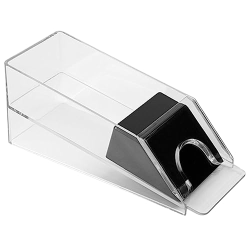 VANZACK Tragbarer Acryl Kartenhändler Für Verschleißfester Kartenmischer Für Decks Handlicher Kartenhalter Für Zuhause Und Spieleabende Einfach Zu Bedienen Transparent von VANZACK