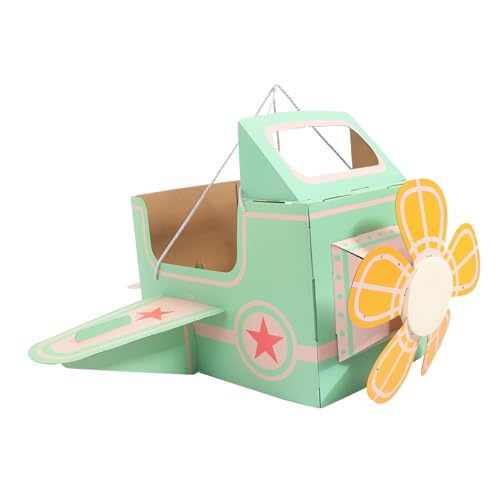 VANZACK Tragbares DIY Papierkartonflugzeug Kostüm Für Handgefertigtes Flugzeugspielzeug Für Outdoor Spielaktivitäten VANZACK Tragbares DIY Papierkartonflugzeug Kostüm Für Handgefertigtes Flugzeugspielzeug Für Outdoor Spielaktivitäten von VANZACK