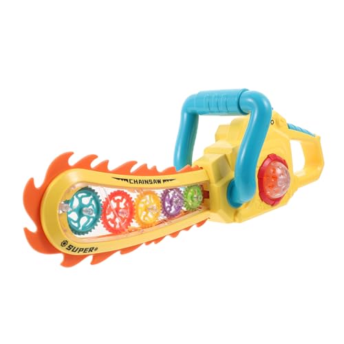 VANZACK Transparente Leuchtende Kettensäge für Batteriebetriebene Farbenfrohe Lichter Luminous Toy für Partys und Festliche Anlässe Zufällige Farbe Zufällige Farbe Zufällige Farbe von VANZACK