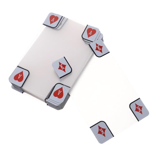 VANZACK Transparente Pokerkarten Anti-Cheat Kunststoff Deck Matte Oberfläche Für Outdoor Spiele Strand Pool Familienrunde VANZACK Transparente Pokerkarten Anti-Cheat Kunststoff Deck Matte Oberfläche Für Outdoor Spiele Strand Pool Familienrunde von VANZACK