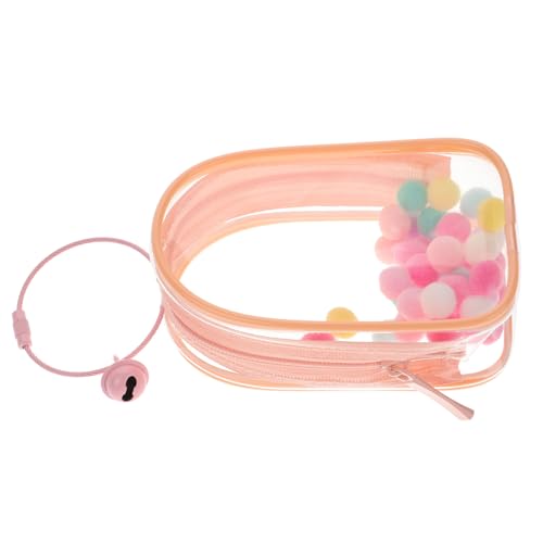 VANZACK Transparente Puppentasche Mit Ring Und Glöckchen Niedliche PVC Präsentationstasche Für Puppenfiguren Für Mini Beutel Und Puppenzubehör Hohe VANZACK Transparente Puppentasche Mit Ring Und Glöckchen Niedliche PVC Präsentationstasche Für Puppenfiguren Für Mini Beutel Und Puppenzubehör Hohe von VANZACK