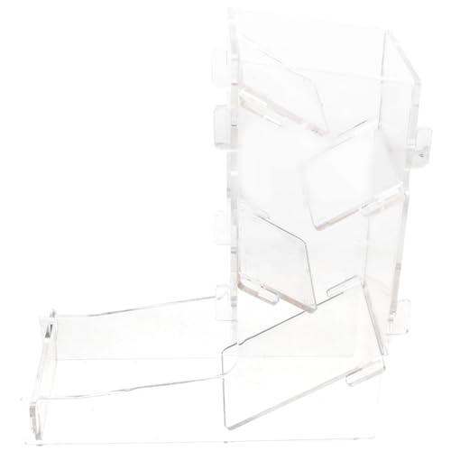 VANZACK Transparenter Würfelturm aus Acryl für Brettspiele Praktischer und Kompakter Würfelspender Glatte Oberfläche Leicht und Reisefreundlich als Spielzubehör für Würfelspiele VANZACK Transparenter Würfelturm aus Acryl für Brettspiele Praktischer und Kompakter Würfelspender Glatte Oberfläche Leicht und Reisefreundlich als Spielzubehör für Würfelspiele von VANZACK