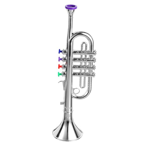 VANZACK Trompete Lustiges Musikinstrument Für Exquisite Kunststoff Trompete Mit Bunten Tasten Pädagogisches Für Musikalisches Lernen Und Spaß von VANZACK
