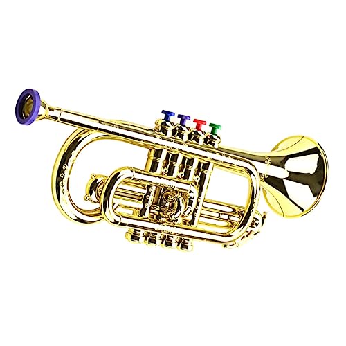 VANZACK Trompeten aus Robustem mit Bunten Ventilen für Musikalische von Kleinkindern Sicheres und Langlebiges Musikinstrument für Kleine Musiker von VANZACK