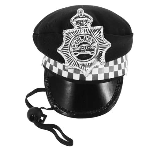 VANZACK Verstellbare Polizeihundekostüm Für Hund Hut Als Party Accessoire Für Fotos Und Festlichkeiten Pet Supply von VANZACK