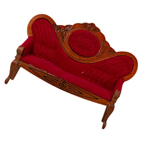 VANZACK Vintage Holzsofa Für Puppenhaus Dekoratives Modell Für Wohnzimmer Puppenmöbel Aus Holz Für Landschaften Und Spielzeugornamente VANZACK Vintage Holzsofa Für Puppenhaus Dekoratives Modell Für Wohnzimmer Puppenmöbel Aus Holz Für Landschaften Und Spielzeugornamente von VANZACK