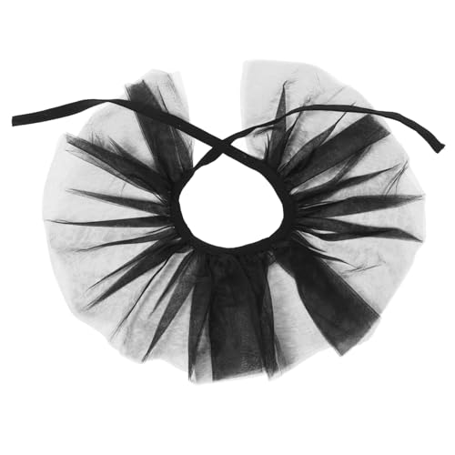 VANZACK Vintage Tüllkragen mit Rüschen Viktorianisches Clown Kostüm Accessoire Handgefertigter Netzkragen Romantischer Fake Hals Schal für Theater Musical und Historische Aufführungen VANZACK Vintage Tüllkragen mit Rüschen Viktorianisches Clown Kostüm Accessoire Handgefertigter Netzkragen Romantischer Fake Hals Schal für Theater Musical und Historische Aufführungen von VANZACK