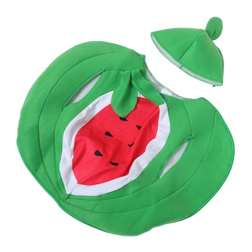 VANZACK Watermelon Cosplay Kostüm Kreatives Wassermelonen Kostüm für Verkleidungskostüm für Kinderfest und Maskerade Fördert Fantasievolles Rollenspiel und Bühnenauftritte von VANZACK