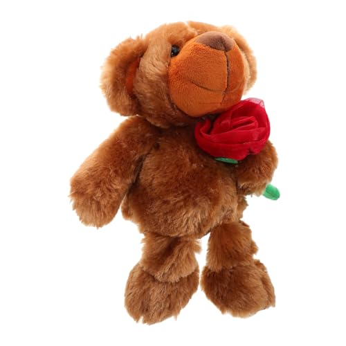 VANZACK Weicher Stoffbär Mit Romantisches Plüschtier Für Valentinstag Geburtstagsgeschenke Hochzeit Niedlicher Tiefbraun Mit Klassischer VANZACK Weicher Stoffbär Mit Romantisches Plüschtier Für Valentinstag Geburtstagsgeschenke Hochzeit Niedlicher Tiefbraun Mit Klassischer von VANZACK