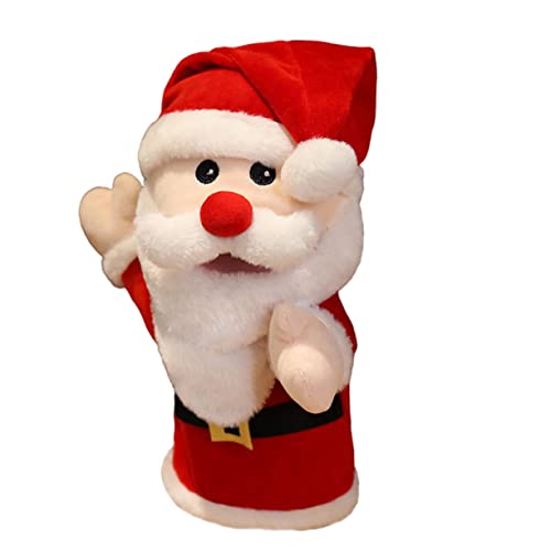 VANZACK Weicher Weihnachtsmann Handpuppe Plüschspielzeug Fingerpuppe Eltern Junge Mädchen Interaktives für Rollenspiele und Familienzeit VANZACK Weicher Weihnachtsmann Handpuppe Plüschspielzeug Fingerpuppe Eltern Junge Mädchen Interaktives für Rollenspiele und Familienzeit von VANZACK