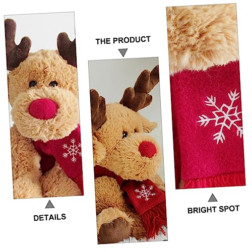 VANZACK Weihnachtliches Plüschtier Rentier Dekofigur Kuscheliges Xmas Elk Doll Ornament als Festliche Weihnachtsdekoration und für Geburtstag und Familie VANZACK Weihnachtliches Plüschtier Rentier Dekofigur Kuscheliges Xmas Elk Doll Ornament als Festliche Weihnachtsdekoration und für Geburtstag und Familie von VANZACK