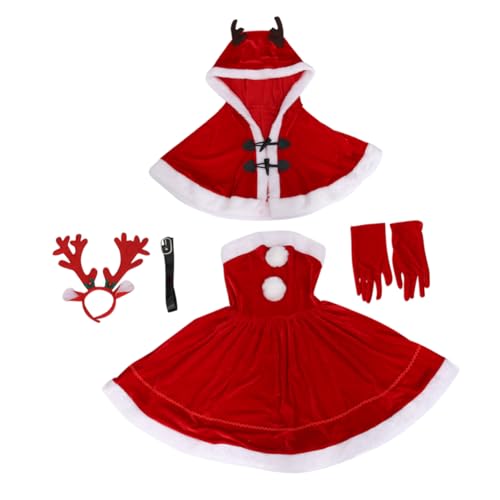 VANZACK Weihnachtskostüm Damen Elch Kostüm aus Hochwertigem Komfortables Cosplay Kleid für Weihnachtsfeier und Festtage Auffälliges Party Outfit von VANZACK