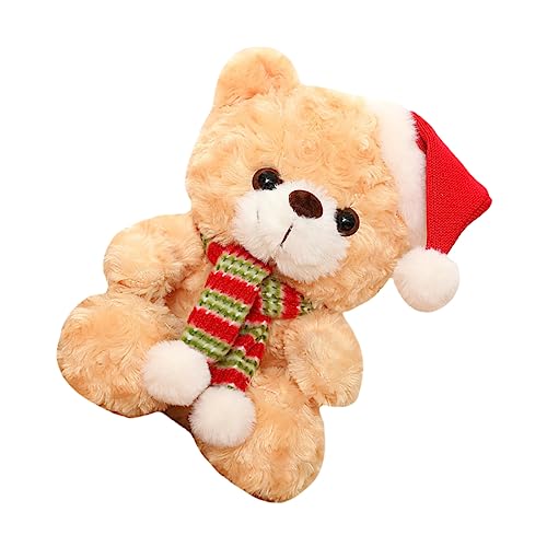 VANZACK Plüsch Bären Dekoration Für Weihnachten Kuscheltier Für Festliche Atmosphäre Perfektes Für Süßes Design Für Feiertagsfeiern von VANZACK