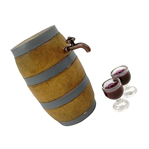 VANZACK Weinfass Set Dekoratives Fass Für Weinliebhaber Teiliges Set Mit Weinfass Und Weingläsern Partys Bars Tischdekoration VANZACK Weinfass Set Dekoratives Fass Für Weinliebhaber Teiliges Set Mit Weinfass Und Weingläsern Partys Bars Tischdekoration von VANZACK