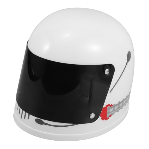 VANZACK Weltraum Kostümhelm Für Verstellbarer Astronauten Aus Kunststoff Für Rollenspiele Halloween Und Cosplay Zubehör Weißes Für Jungen von VANZACK