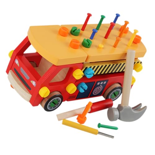 VANZACK Werkzeugkoffer Holzspielzeug Set Robustes Teiliges Baustellen für Jungen und Mädchen Pädagogisches Montageset Kreativität und Hand Auge Koordination VANZACK Werkzeugkoffer Holzspielzeug Set Robustes Teiliges Baustellen für Jungen und Mädchen Pädagogisches Montageset Kreativität und Hand Auge Koordination von VANZACK