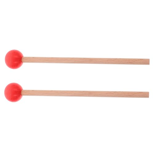 VANZACK Xylophon Schlägel mit Gummikopf Holz Drum Mallets für Marimba Tongue Drum und Percussion Instrumente Ergonomisch Langlebig und von VANZACK