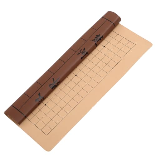 VANZACK Zusammenklappbares Schachbrett Aus PU Schachbrett Für Hause Doppelseitige Verwendung Mit Schachfiguren Und Go Feldern Robustes Brettspielzubehör VANZACK Zusammenklappbares Schachbrett Aus PU Schachbrett Für Hause Doppelseitige Verwendung Mit Schachfiguren Und Go Feldern Robustes Brettspielzubehör von VANZACK