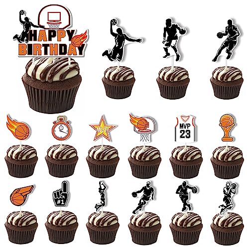 VARACL 32pcs Basketball Cupcake Topper, NBA Star Sports Fan Basketball Backboard Cupcake Picks Babyparty Basketballspieler Thema Sportparty Dekorationen Lieferungen VARACL 32pcs Basketball Cupcake Topper, NBA Star Sports Fan Basketball Backboard Cupcake Picks Babyparty Basketballspieler Thema Sportparty Dekorationen Lieferungen von VARACL