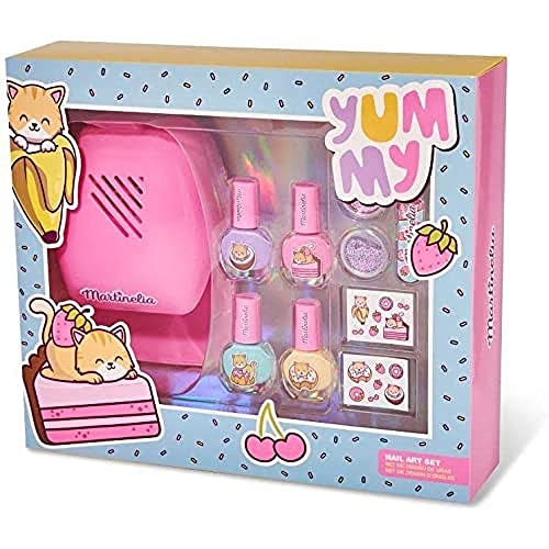 VARIOS MARTINELIA - Yummy Make-up mit Nageltrockner und Zubehör 28 x 24 x 7 cm, Mehrfarbig (Aquarius Cosmetics 11943) von Martinelia