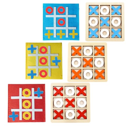 VARKAGE 6 Stück Bunt Tik Tak Toe, 9,8 X 9,8 X 0,5 cm Tic Tac Toe Mini, Filz Minispiele für Kinder Mitbringsel für Geburtstag Party, Puzzle-Mini-Spiele VARKAGE 6 Stück Bunt Tik Tak Toe, 9,8 X 9,8 X 0,5 cm Tic Tac Toe Mini, Filz Minispiele für Kinder Mitbringsel für Geburtstag Party, Puzzle-Mini-Spiele von VARKAGE