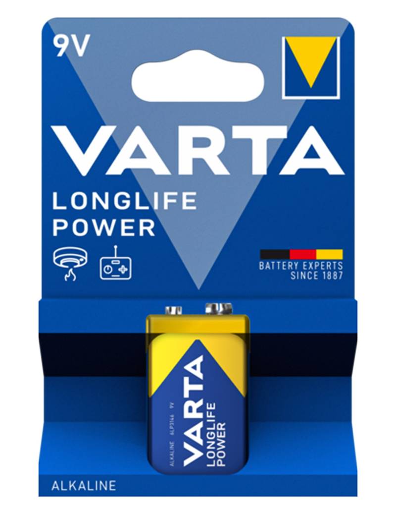1 Varta Longlife Power 6LR61/9V von VARTA CONSUMER France SAS