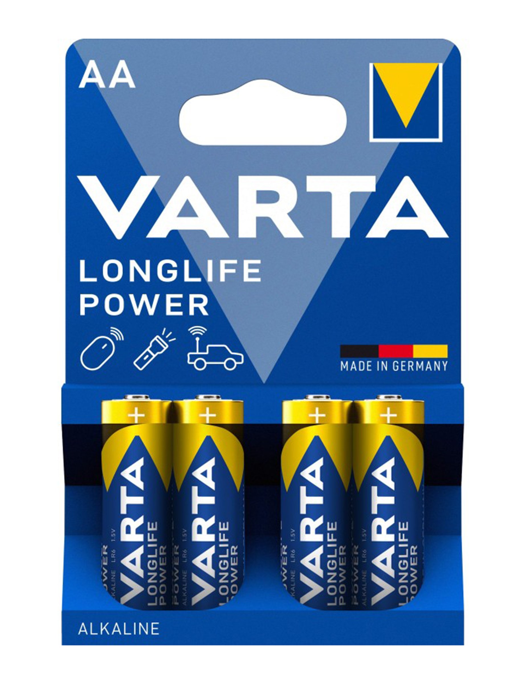 4 Varta Longlife Power LR06/AA Batterien von VARTA CONSUMER France SAS