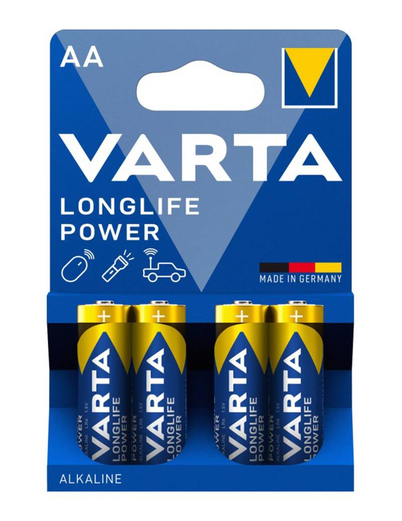 4 Varta Longlife Power LR06/AA Batterien von VARTA CONSUMER France SAS