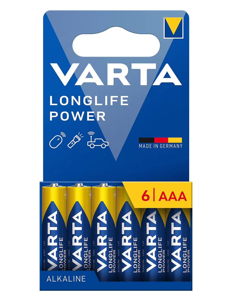 6 LR03/AAA Batterien 6 LR03/AAA Batterien von VARTA CONSUMER France SAS