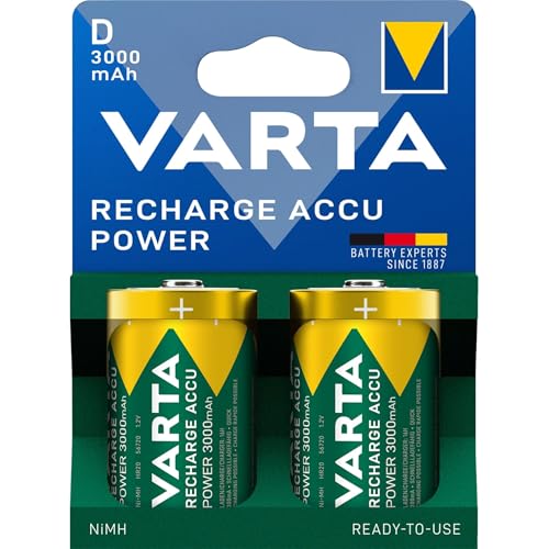 Varta VARTA Recharge Accu Power D 3000 mAh Blister 2 Mono (D)-Akku Alkali-Mangan 1.5 V 2 St. von VARTA