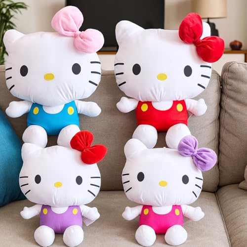 VARZI Hello Kitty Plüschtier 35 cm – Kuscheltier sortiert mit bunter Schleife – Umarmungsspielzeug oder Kinderzimmer – Geschenkidee für Kinder 1956 VARZI Hello Kitty Plüschtier 35 cm – Kuscheltier sortiert mit bunter Schleife – Umarmungsspielzeug oder Kinderzimmer – Geschenkidee für Kinder 1956 von VARZI