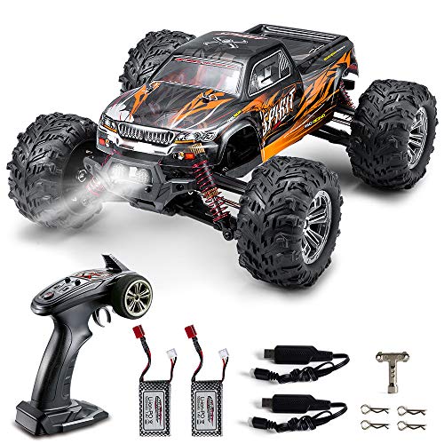 VATOS Ferngesteuertes Auto, Bürstenloses RC Auto 52 km/h 1:16 Monstertruck 2,4 GHz All Terrains Crawler Offroad Stoßfest Buggy Spielzeugauto mit 2 Wiederaufladbaren Batterien für Erwachsene&Kinder von VATOS