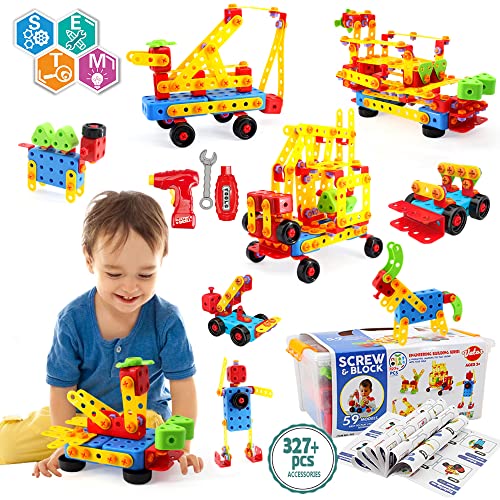VATOS Konstruktionsspielzeug STEM Spielzeug Bauen 327 Stück Kreatives Baukasten Lernspielzeug Pädagogische Ingenieurblöcke Spielzeug für 3-10 Jährige Jungen & Mädchen Kinder VATOS Konstruktionsspielzeug STEM Spielzeug Bauen 327 Stück Kreatives Baukasten Lernspielzeug Pädagogische Ingenieurblöcke Spielzeug für 3-10 Jährige Jungen & Mädchen Kinder von VATOS