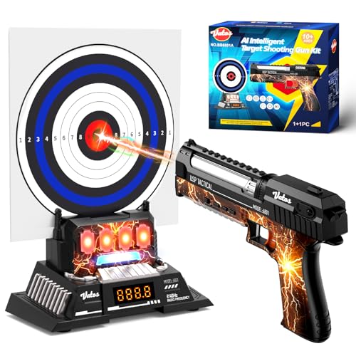 VATOS Lasertag-Schießpistole mit intelligenter Zielscheibe, Zielübungs- und Mehrspieler-Wettkampfspiel für Zuhause, Schießspiel für drinnen und draußen für Kinder und Erwachsene von VATOS