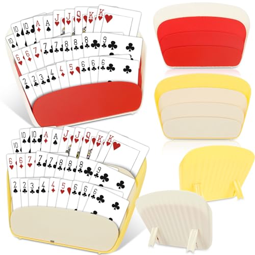 6 Stück Kartenhalter Kinder,Spielkartenhalter aus Kunststoff, 3 lagige große Kapazität Aufbewahrungstabletts für Spielkarten,stehend freihändige Kartenhalter für Senioren Erwachsene und Kinder(6) 6 Stück Kartenhalter Kinder,Spielkartenhalter aus Kunststoff, 3 lagige große Kapazität Aufbewahrungstabletts für Spielkarten,stehend freihändige Kartenhalter für Senioren Erwachsene und Kinder(6) von VAVPUP