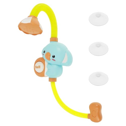 Badewannenspielzeug,Elefant Elektrisches Badewannen Sprühspielzeug mit 3 Saugnäpfen,Sicher Duschkopf für Babybadewanne,Verstellbares Duschspielzeug Geschenk für Kleinkinder,Jungen und Mädchen(Blau) Badewannenspielzeug,Elefant Elektrisches Badewannen Sprühspielzeug mit 3 Saugnäpfen,Sicher Duschkopf für Babybadewanne,Verstellbares Duschspielzeug Geschenk für Kleinkinder,Jungen und Mädchen(Blau) von VAVPUP
