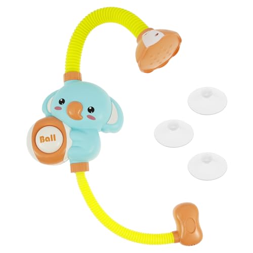 Badewannenspielzeug,Elefant Elektrisches Badewannen Sprühspielzeug mit 3 Saugnäpfen,Sicher Duschkopf für Babybadewanne,Verstellbares Duschspielzeug Geschenk für Kleinkinder,Jungen und Mädchen(Blau) Badewannenspielzeug,Elefant Elektrisches Badewannen Sprühspielzeug mit 3 Saugnäpfen,Sicher Duschkopf für Babybadewanne,Verstellbares Duschspielzeug Geschenk für Kleinkinder,Jungen und Mädchen(Blau) von VAVPUP